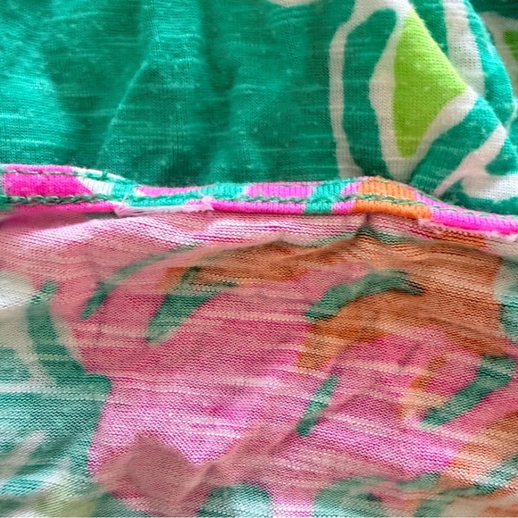 Lilly Pulitzer Cara Resort Knit Dress L | Floral Dolman Sleeve Mini - Picture 4 of 4